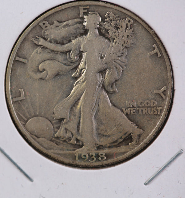 1938-D Walking Liberty Half Dollar, Nice Coin. Store #23082521