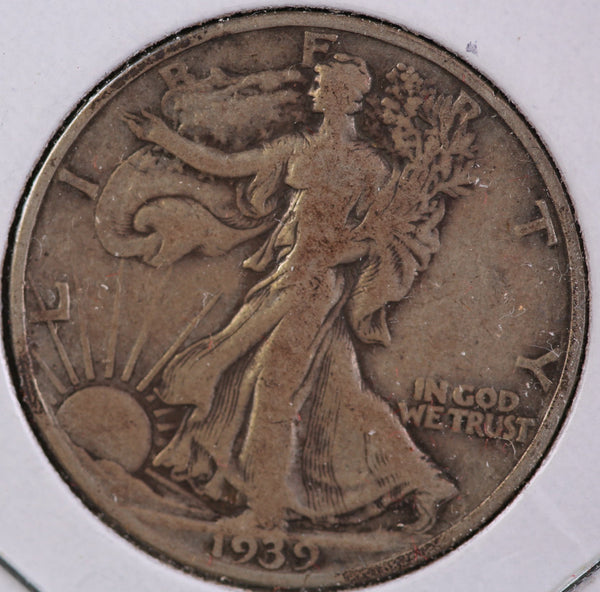 1939-S Walking Liberty Half Dollar, Circulated Coin. Store #23082524