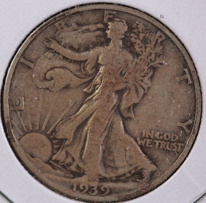 1939-S Walking Liberty Half Dollar, Circulated Coin. Store