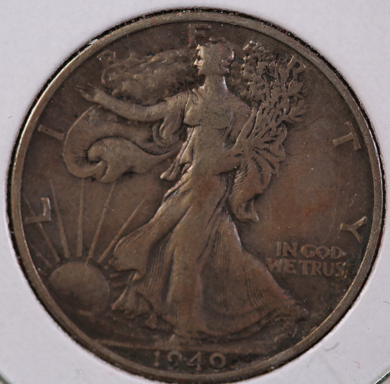 1940-S Walking Liberty Half Dollar, Circulated Coin. Store