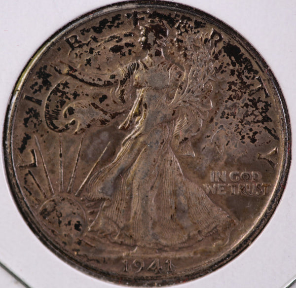 1941-D Walking Liberty Half Dollar, Circulated Coin XF Details. Store #23082529