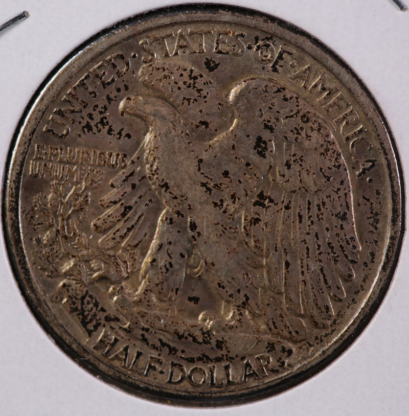 1941-D Walking Liberty Half Dollar, Circulated Coin XF Details. Store
