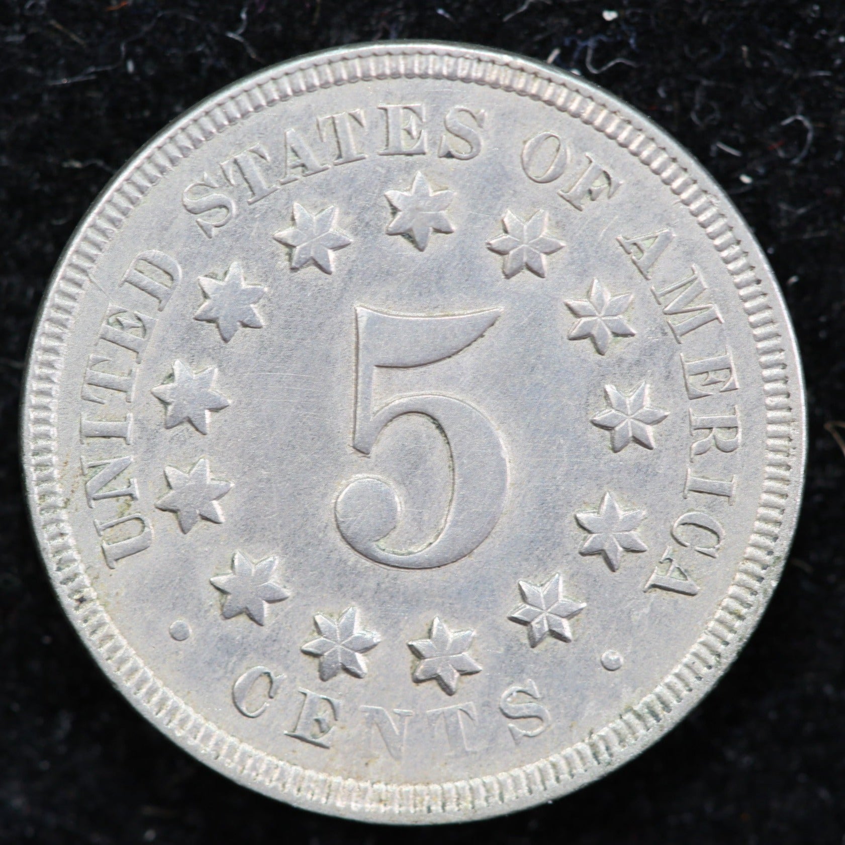 1869 Shield Nickel, Uncirculated Collectible Coin. Store #1269003