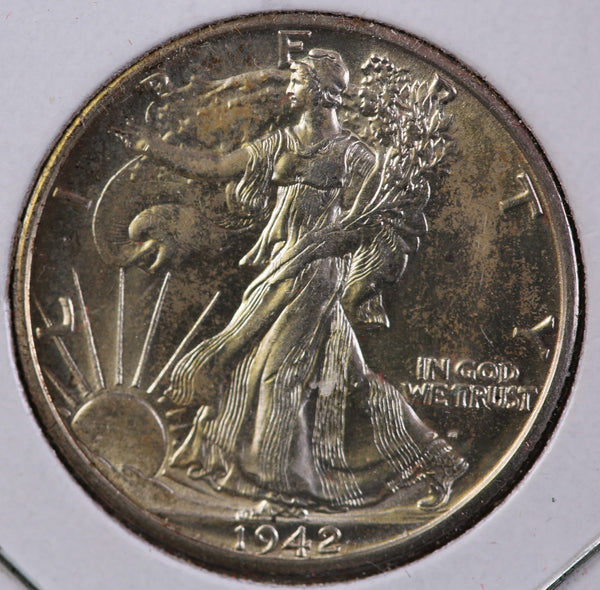 1942-D Walking Liberty Half Dollar, Nice Uncirculated Coin. Store #23082533