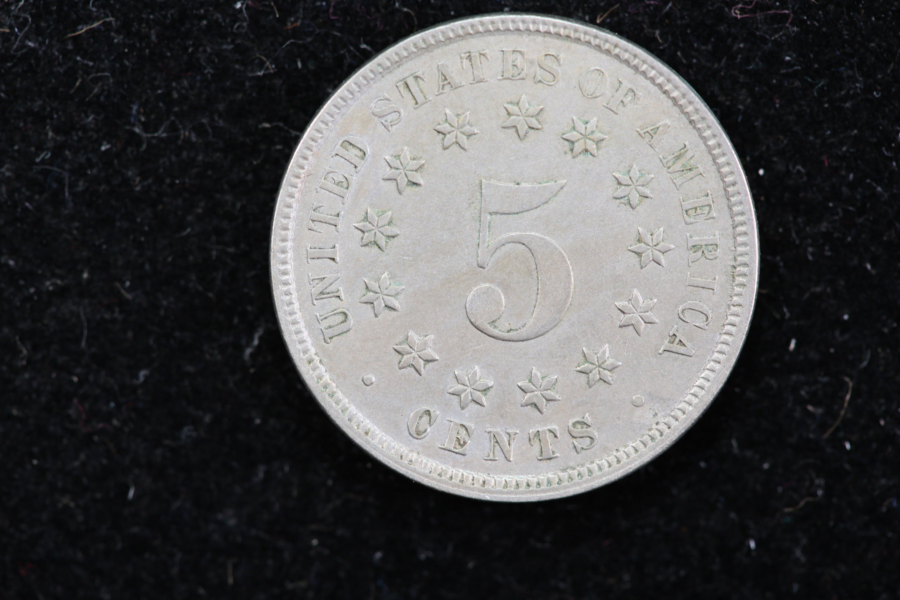 1876 Shield Nickel, Circulated Collectible Coin. Store #1269006