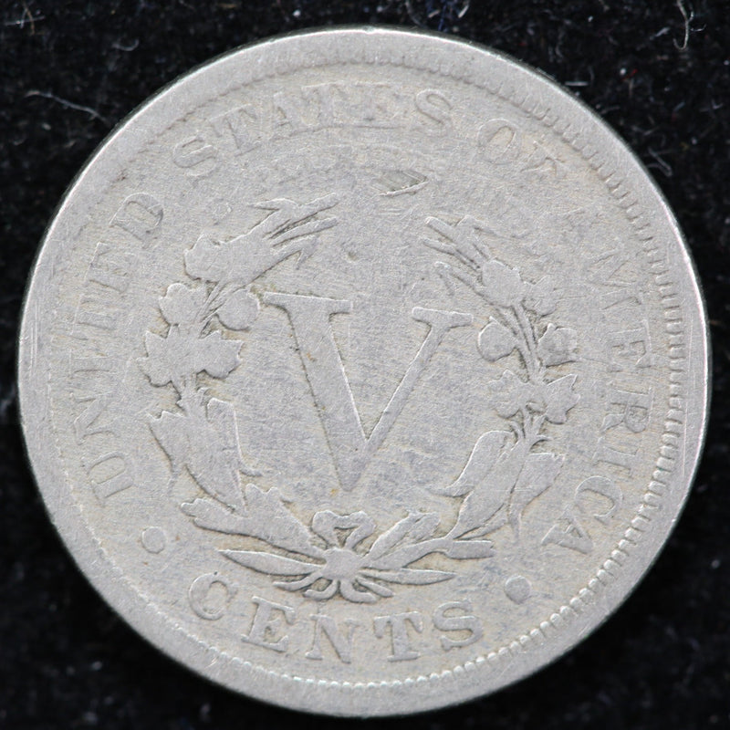 1891 Liberty Nickel, Circulated Collectible Coin. Store
