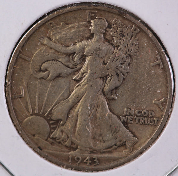 1943-S Walking Liberty Half Dollar, Circulated Coin. Store #23082539