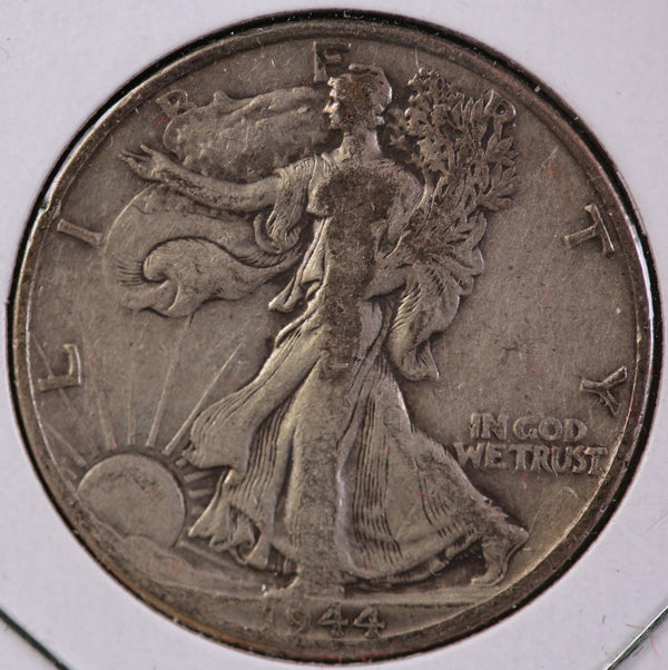 1944-D Walking Liberty Half Dollar, Circulated Coin Fine Details. Store #23082541
