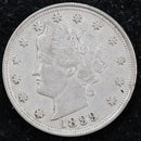 1899 Liberty Nickel, Circulated Collectible Coin. Store