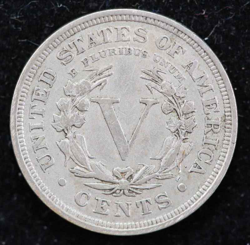 1899 Liberty Nickel, Circulated Collectible Coin. Store