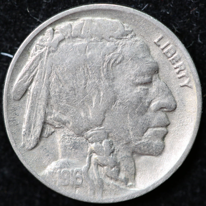 1916-D Buffalo Nickel, Affordable Collectible Coin. Store