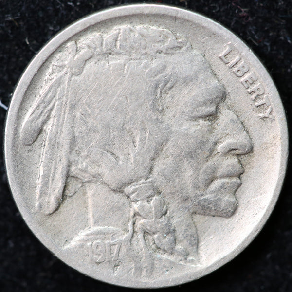 1917-D Buffalo Nickel, Affordable Collectible Coin. Store #1269036