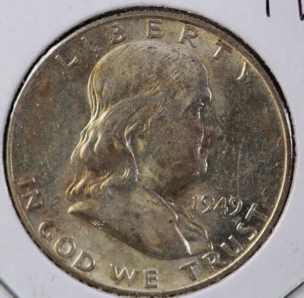 Copy of 1949 Franklin Half Dollar, Nice Coin BU Details. Store #23082604