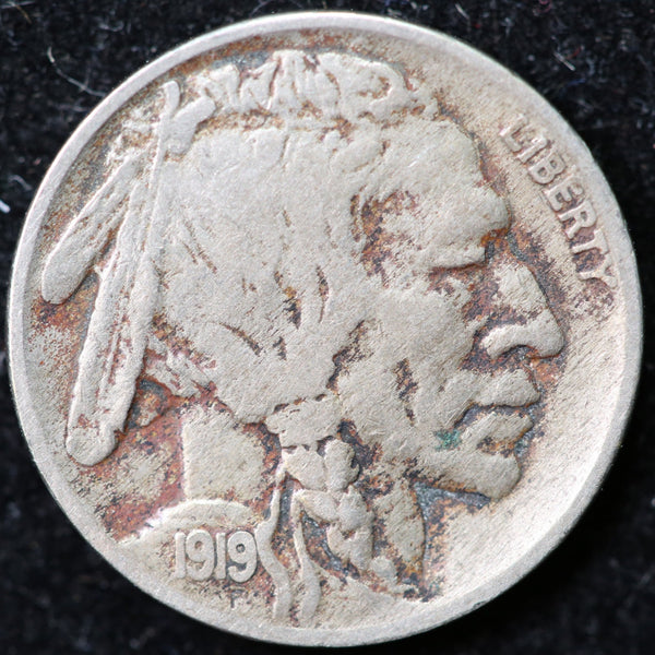 1919 Buffalo Nickel, Affordable Collectible Coin. Store #1269039