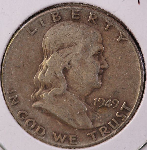 1949 Franklin Half Dollar, Affordable Circulated Coin, Store #23082605