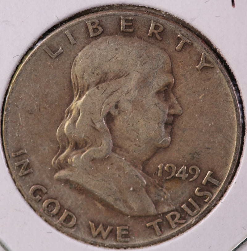 1949 Franklin Half Dollar, Affordable Circulated Coin, Store