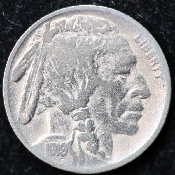 1919-D Buffalo Nickel, Affordable Collectible Coin. Store #1269040