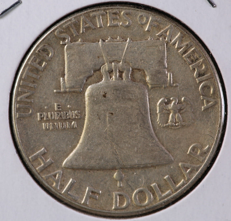 1950 Franklin Half Dollar, Circulated Coin, Store