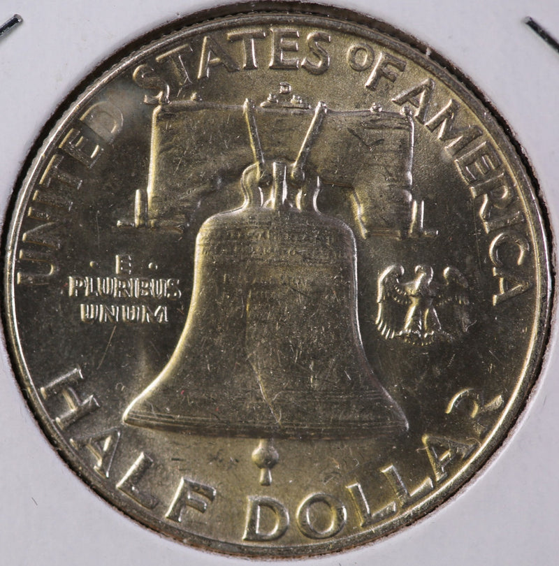 1951-D Franklin Half Dollar, Uncirculated Coin GEM BU Details. Store