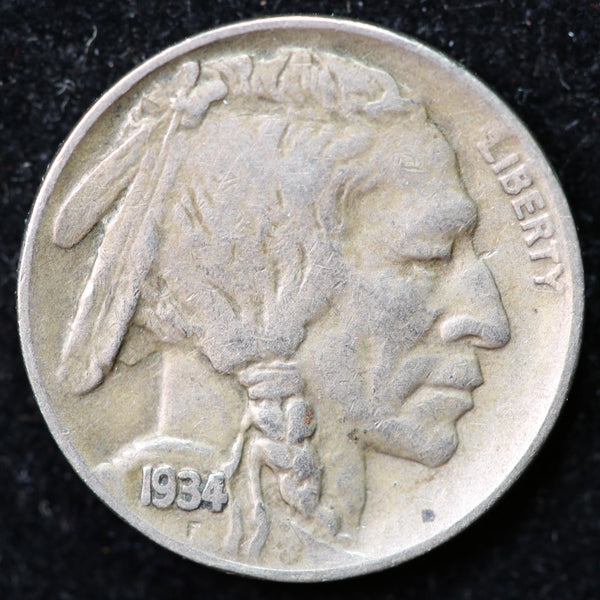 1934-D Buffalo Nickel, Affordable Collectible Coin. Store #1269072