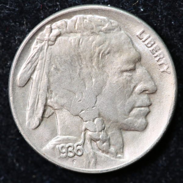 1936-D Buffalo Nickel, Affordable Collectible Coin. Store #1269075
