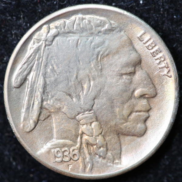 1936-S Buffalo Nickel, Affordable Collectible Coin. Store #1269076