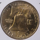 1952-D Franklin Half Dollar, Uncirculated Coin GEM BU Details. Store
