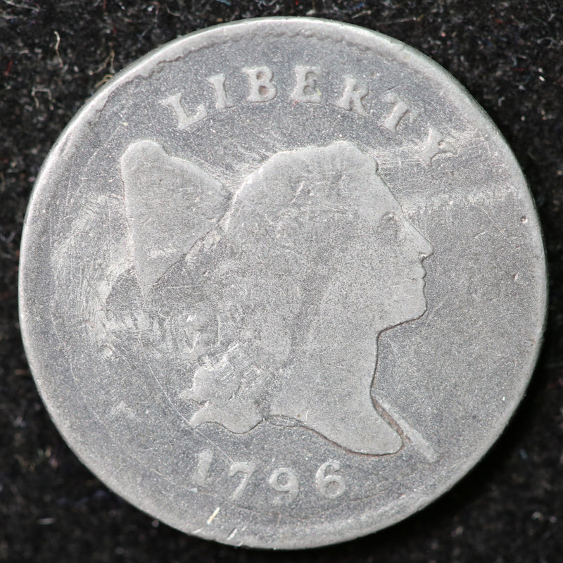 1796 Liberty Cap Half Cent, Affordable Collectible Coin. Store