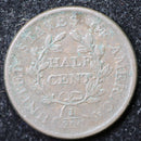 1806 Draped Bust Half Cent, Affordable Collectible Coin. Store