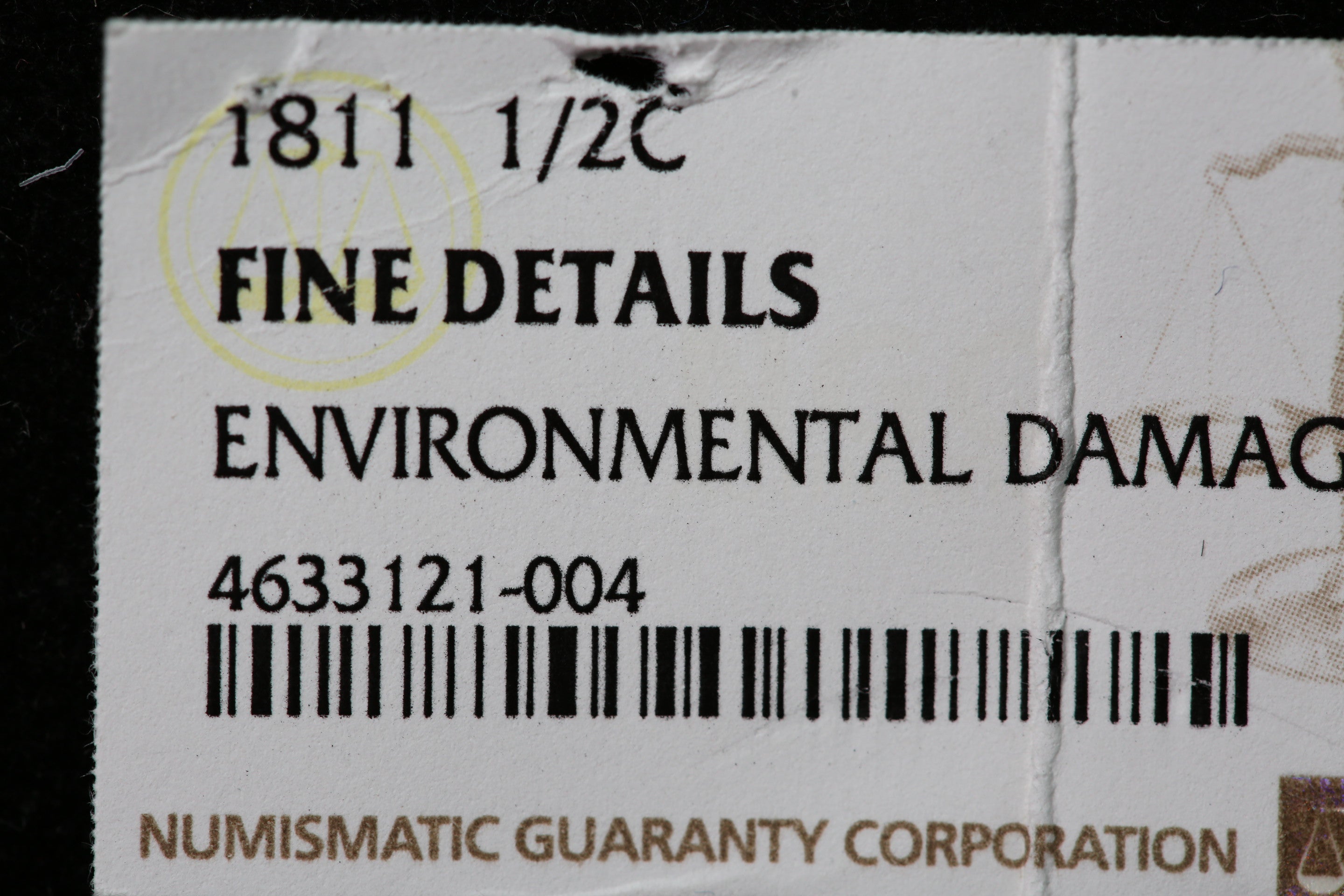 1811 Classic Head Half Cent, Affordable Collectible Coin. Store #1269102