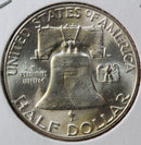 1954 Franklin Half Dollar, Uncirculated Coin Gem BU+ Details, Store