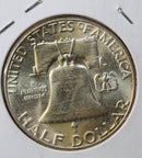 1954 Franklin Half Dollar, Uncirculated Coin Gem BU Details, Store