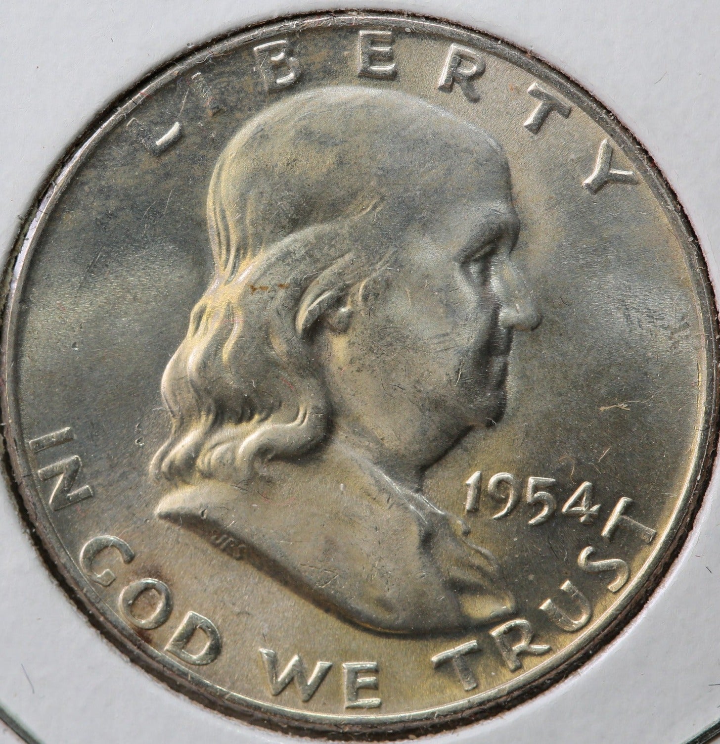 1954-D Franklin Half Dollar, Mint State Uncirculated, Store #HR1159