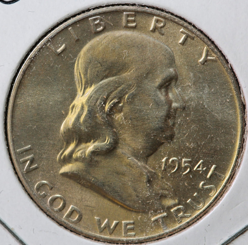 1954-D Franklin Half Dollar, Uncirculated Coin, Store