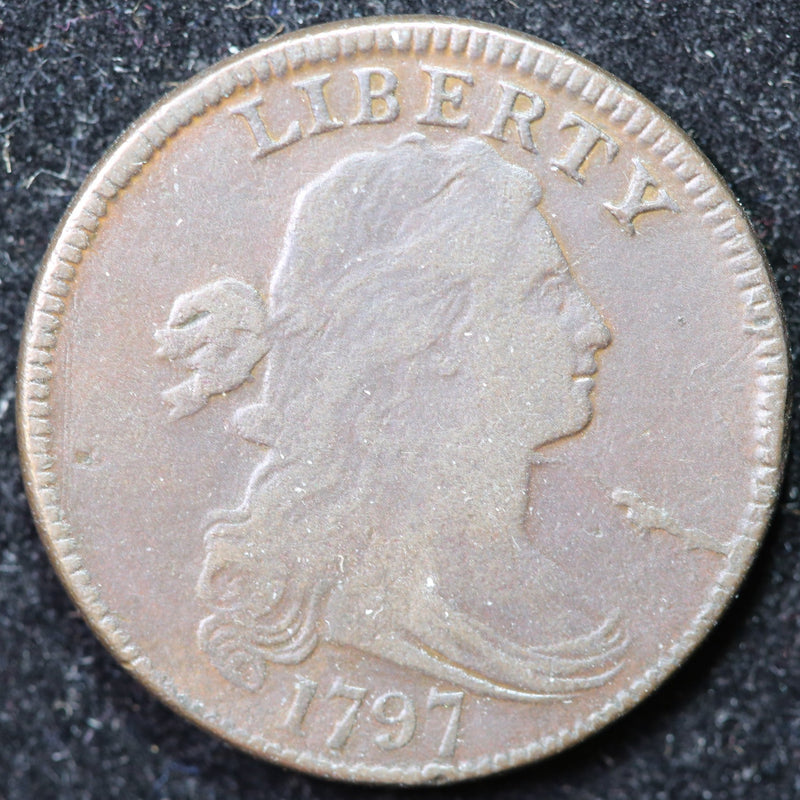 1797 Draped Bust Cent, Affordable Collectible Coin. Store