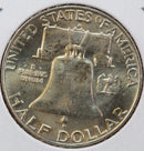 1957-D Franklin Half Dollar, Nice* Coin Uncirculated Details, Store