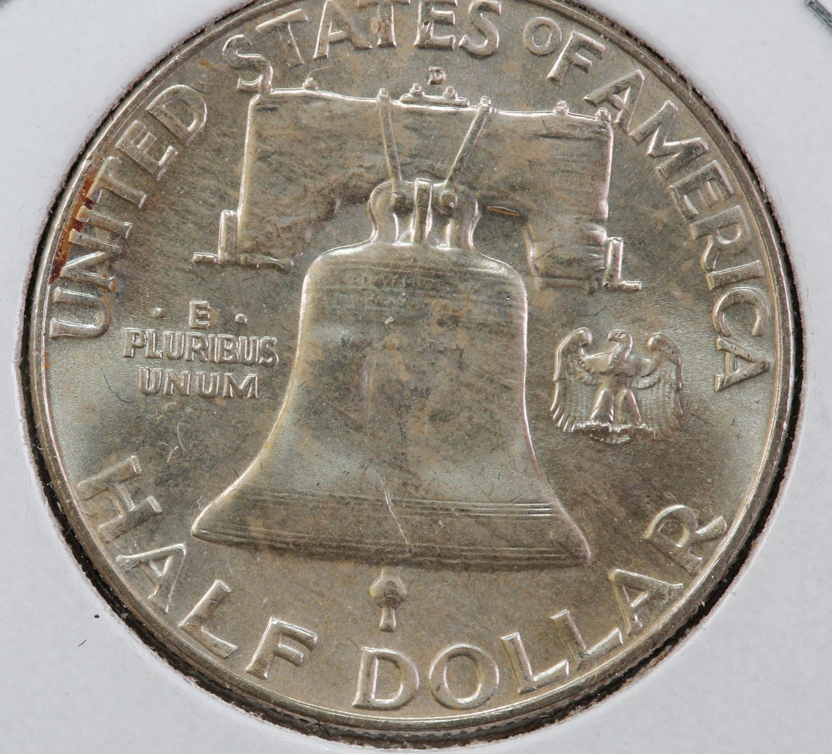 1957-D Franklin Half Dollar, Mint State Uncirculated Coin, Store #HR1162