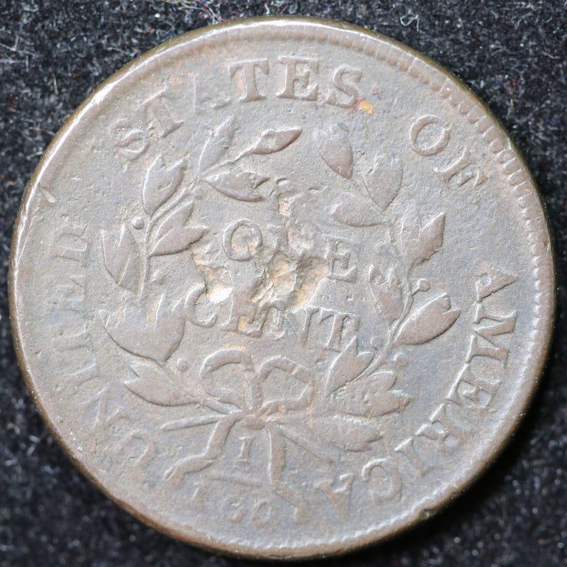 1801 Draped Bust Cent, Affordable Collectible Coin. Store