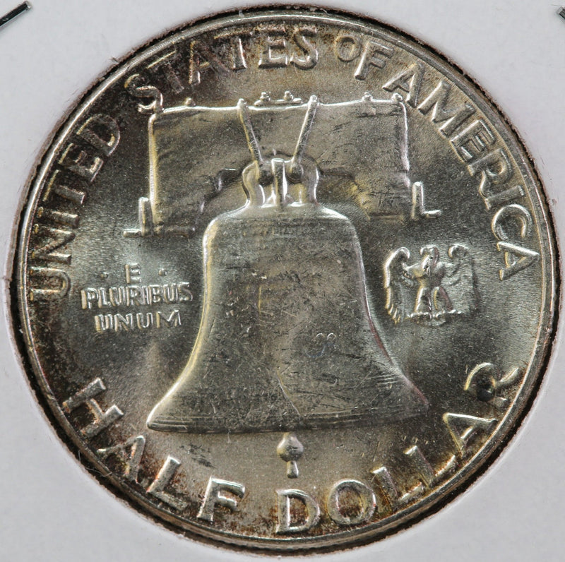 1958 Franklin Half Dollar, Nice Uncirculated Coin, Store