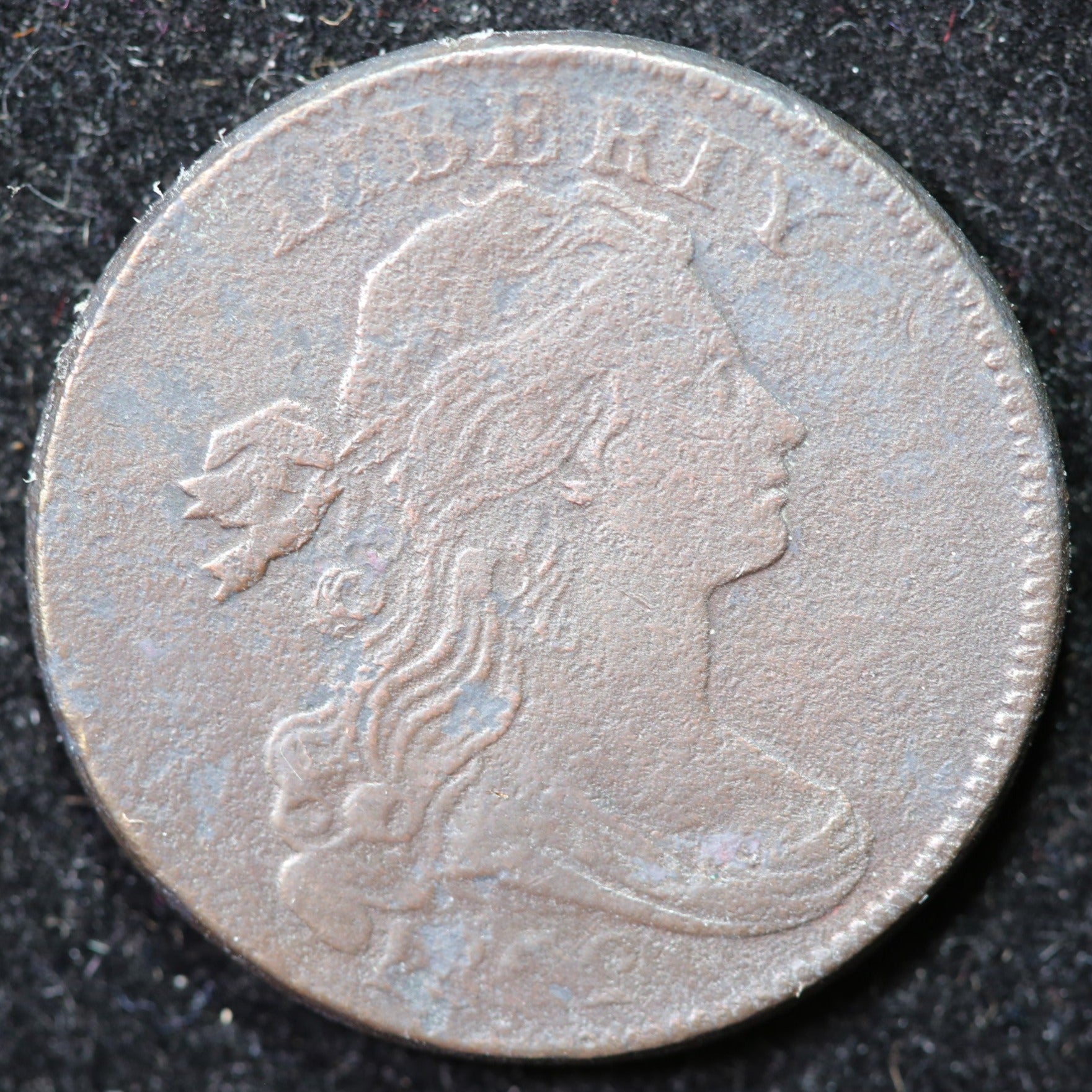 1802 Draped Bust Cent, Extra Fine Circulated Coin, Details, Store #CT1