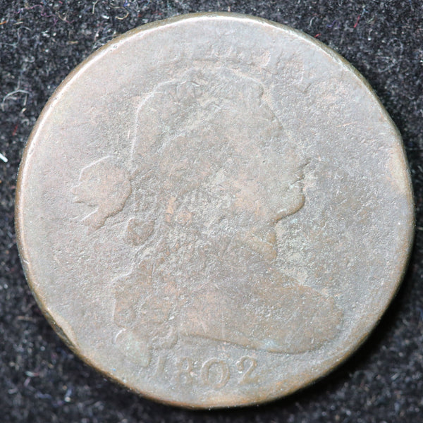 1802 Draped Bust Cent, Affordable Collectible Coin. Store #1269143