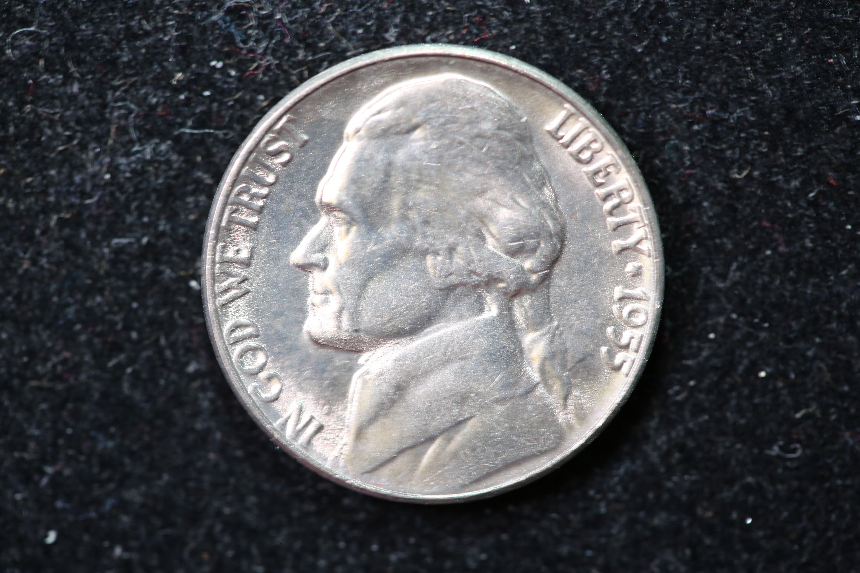 1955 Jefferson Nickel. Nice Uncirculated Coin. Store #1269167