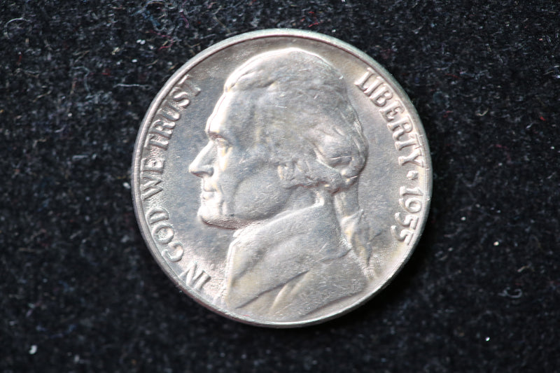1955 Jefferson Nickel. Nice Uncirculated Coin. Store