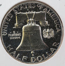 1962 Franklin Half Dollar, Uncirculated Proof Coin, Store