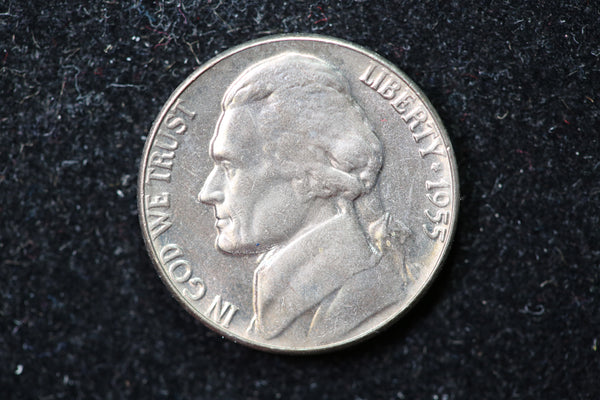 1955 Jefferson Nickel. Nice Coin BU Details. Store #1269168