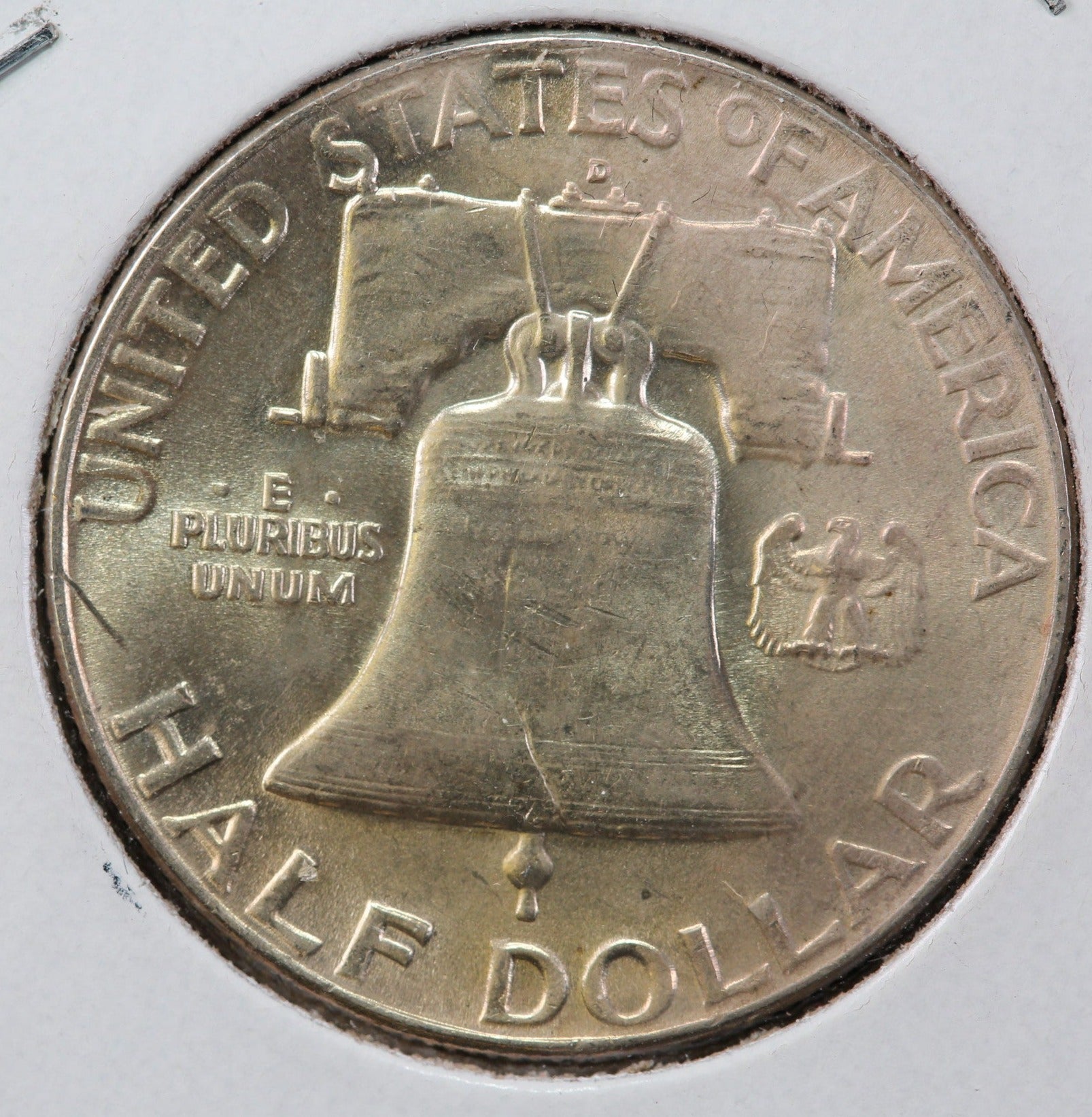 1962-D Franklin Half Dollar, Mint State Uncirculated Coin BU Details, Store #HR1167