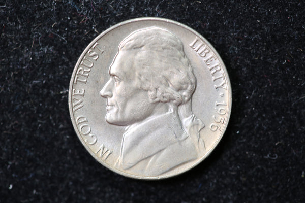1956 Jefferson Nickel. Nice Coin Full Steps. Store #1269172