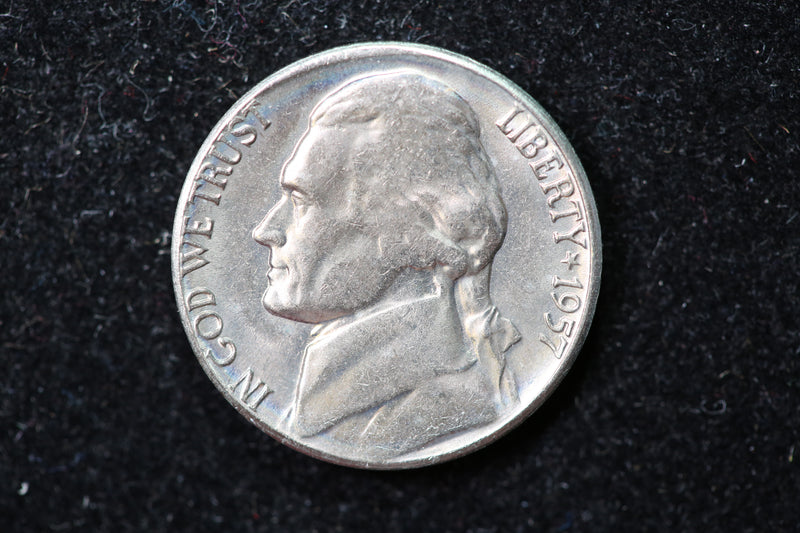 1957-D Jefferson Nickel. Nice Coin BU Details. Store