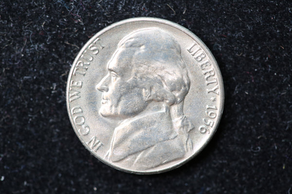 1956-D Jefferson Nickel. Nice Coin BU Details. Store #1269181