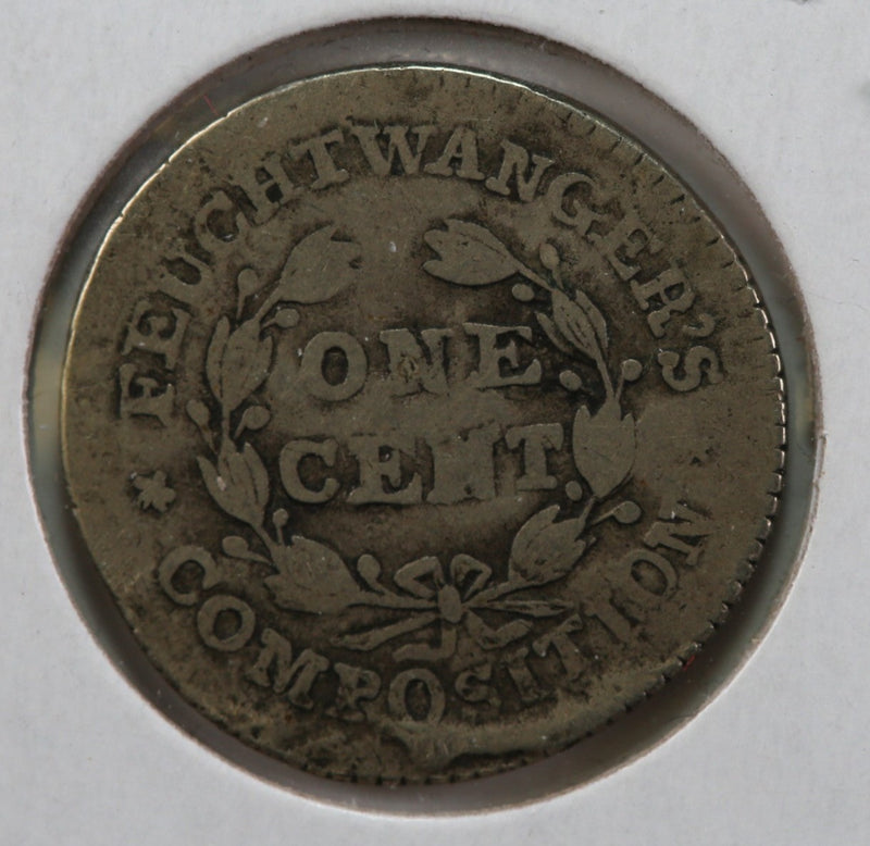 1837 Feuchtwanger Token, Nice Details, Store